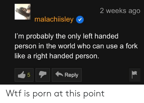 Left handed