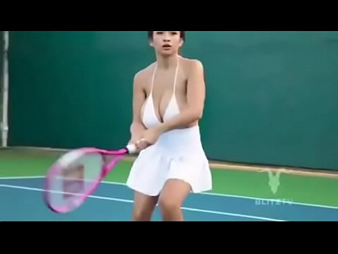 best of Tennis playing big tits