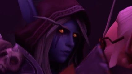 World warcraft sylvanas riding lorthemar