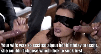 best of Present threesome wife gets birthday