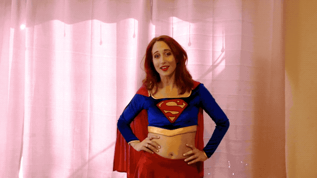 Mammoth reccomend supergirl gets tight body workout