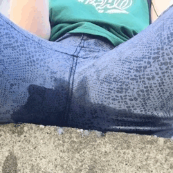 FLAK reccomend rewetting jeans after walk well they