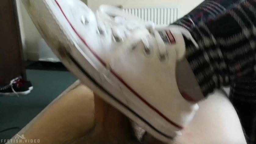 White converse shoejob