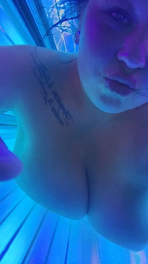 Tic T. recommend best of girl tanning solarium busty chubby relaxing