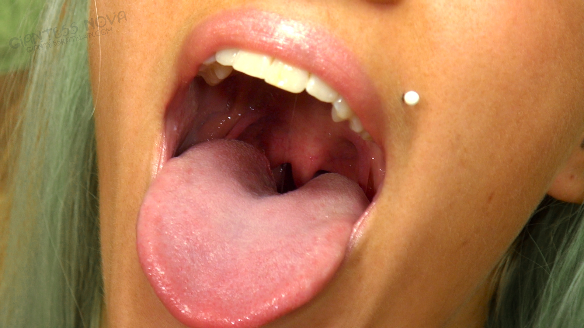 Giantess oral vore