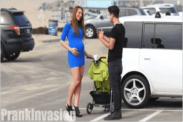 Kissing prank pregnant edition gone sexual