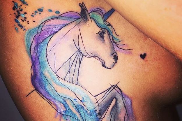 best of Ways from tattooed gets unicorn redbone