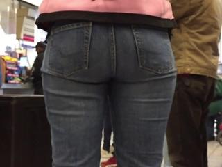 best of Butt grey candid bubble jeans