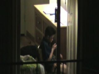 Neigbour girl spied through window