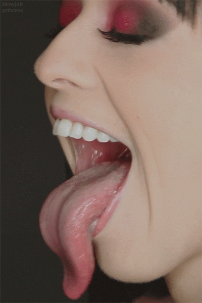 Damn tongue long