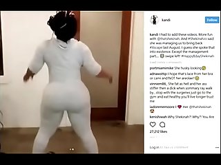 Slim thick booty ebony twerkingstripping