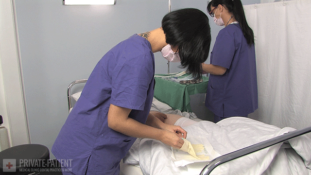Speed reccomend asian nurse gives dildo handjob with