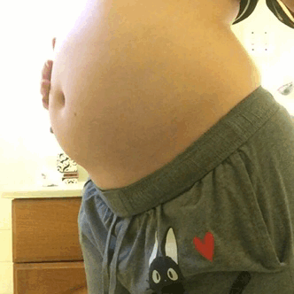 Pudgy belly bloat