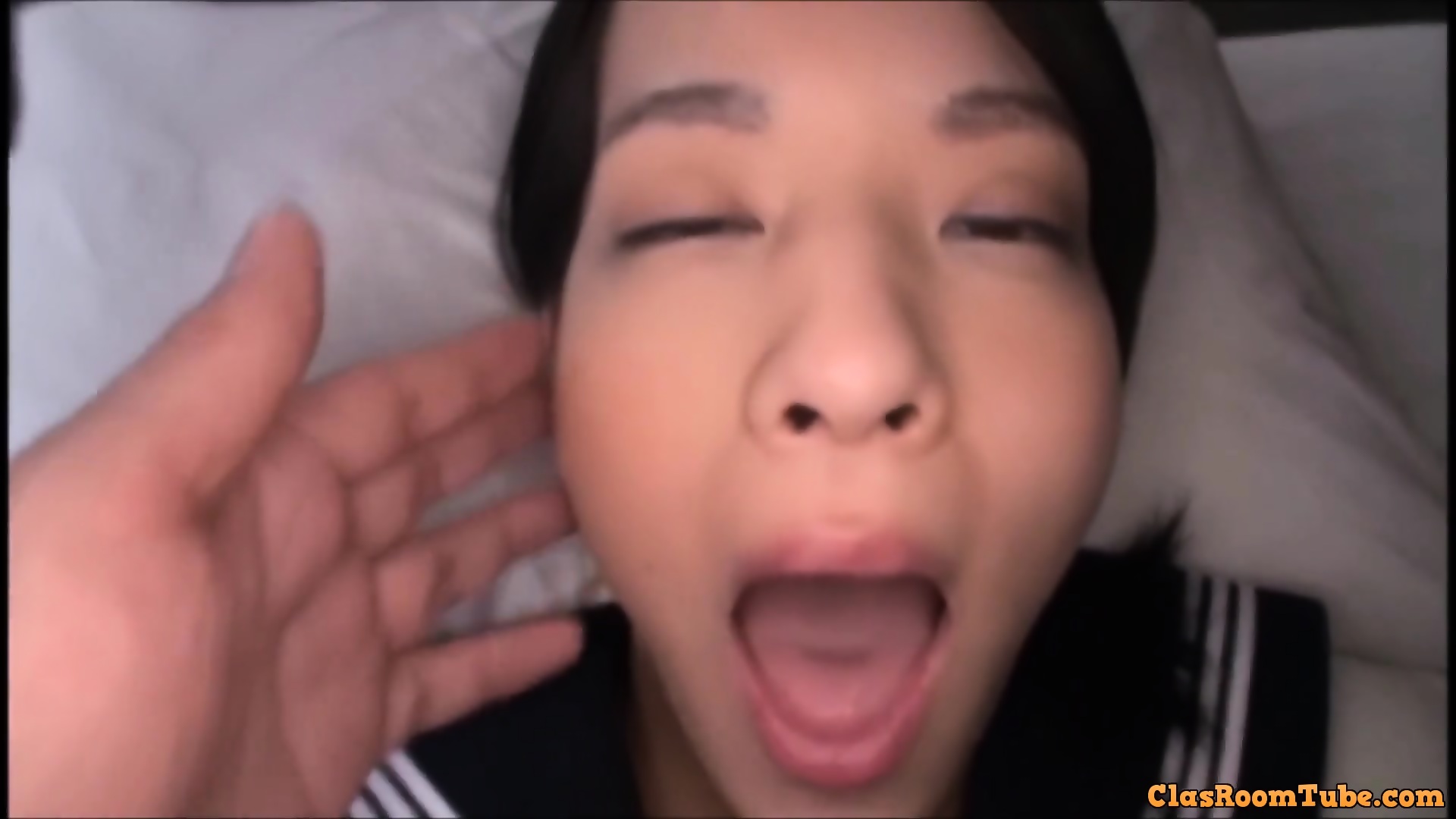 Schoolgirl mikako sucks takes load mouth