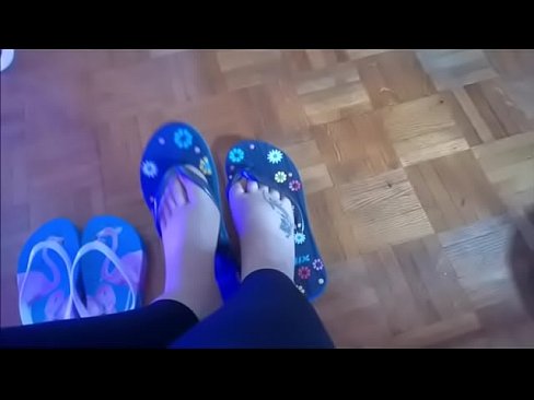 best of Girl candid flip flops feet