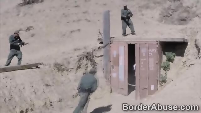 Ref reccomend border officer punishes beautiful trespasser