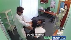 Fakehospital sexy sales lady makes doctor