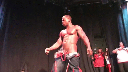 Male stripper amazing performance